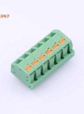 KF238-3.5-6P-2 |原装插件,P=3.5mm弹簧式接线