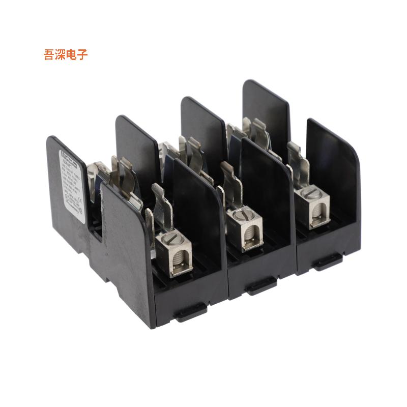 60608T |底座安装FUSE BLOCK,CLASS T,SPRING REINFO