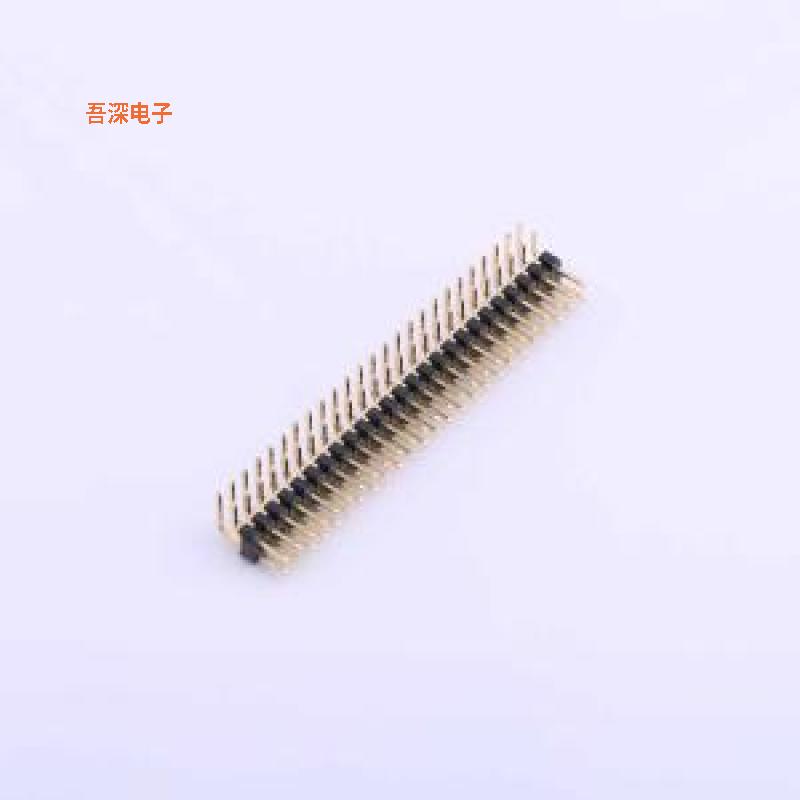 X4621WR-2x25I-C40D28 |原装弯插,P=2mm排针