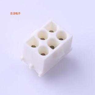 插件 原装 P=6.35mm线对板针座 3X02PFV0 C6350WV