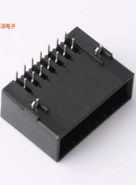 HC-3810-2*7AW-05|公母：公型插针线对板针座弯插,P=3.81m