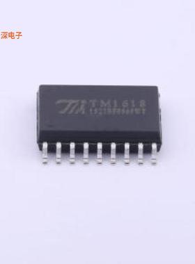 TM1618 |数码管驱动带键盘扫描接口（5 X 1bit）的驱动芯片