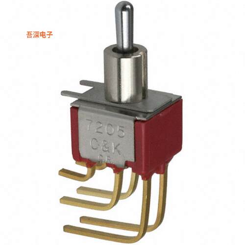 7205MD9AV2BE |原装全新SWITCH TOGGLE DPDT 0.4VA 20V