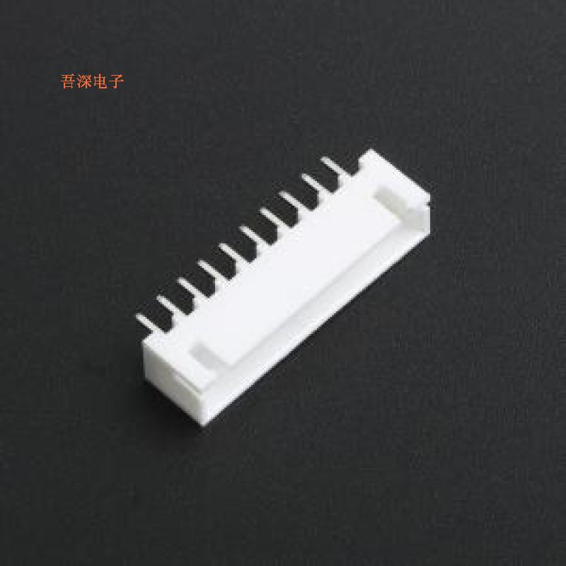 WAFER-XH254Z-10A |线对板针座XH  1x10P 直针 带扣