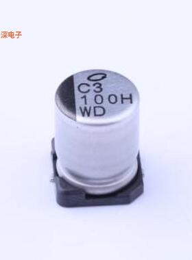 UWD1H101MCL1GS |原装SMD,D8xL10mmCAP ALUM 100UF 20% 50V SMD
