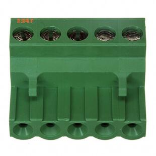 796640-5 |插头，母插口TERM BLOCK PLUG 5POS 5MM