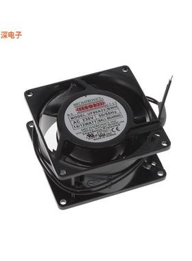 UF80A23-BWHR |230VACFAN AXIAL 80X38MM 230VAC WIRE