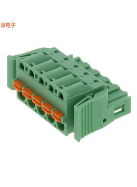 1925728|插头，母插口TERM BLOCK PLUG 5POS 5.08M