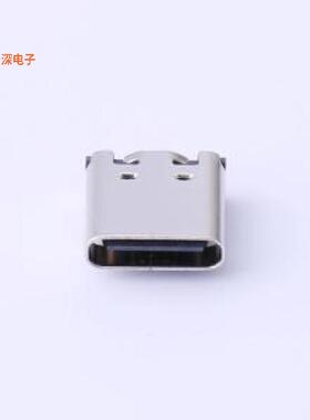 USB-TYPE-C-017 |板上四脚插板(3次模顶带钢片USBSMD