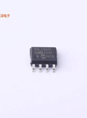 93LC86C-I/SN |原装SOIC-8IC EEPROM 16KBIT MICROWIRE 8SOIC