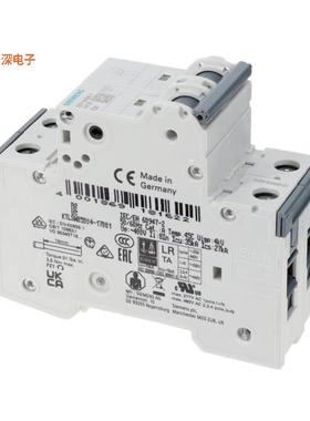 5SY42067 |DIN 轨道SUP PTOR 5SY4 2P 480V 6A 5K C-TR