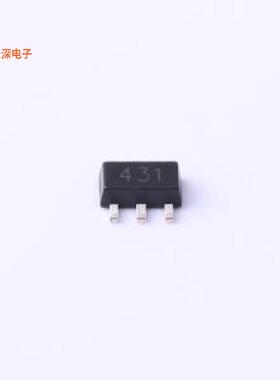 TL431U|(431表示丝印)电压基准芯片SOT-89-