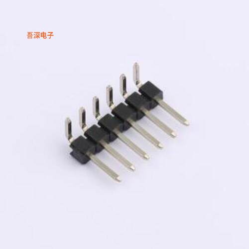 BX-PZ2.54-1-6PWZ |原装弯插,P=2.54mm排针