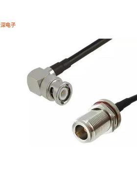 RG213-NFBH-BMRA(QTY:4ft) |原装全新COAX CBL N-TYPE TO BNC 4'