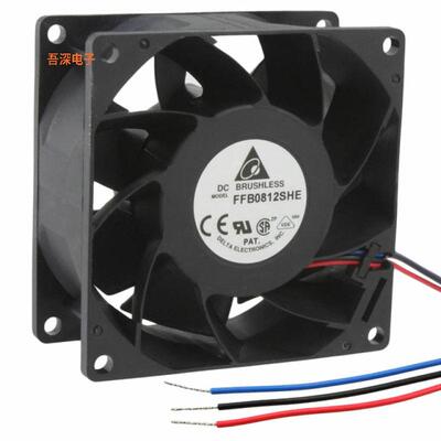 FFB0812SHE-F00 |12VDCFAN AXIAL 80X38MM 12VDC WIRE