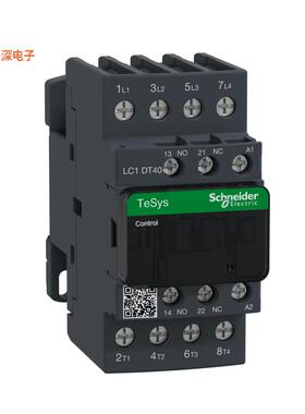 LC1DT40G7 |底座安装TESYS 4P CONTACTOR 40A AC-1 120V