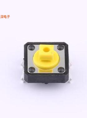 TS-1094TA-B2D2-T-Y |方头 带柱轻触插件-4P,12x12mm