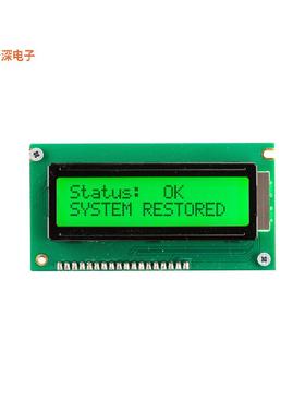 MD21605A6W-FPTLRGB |32.0DISPLAY, 2x16 COB LCD,  Black on