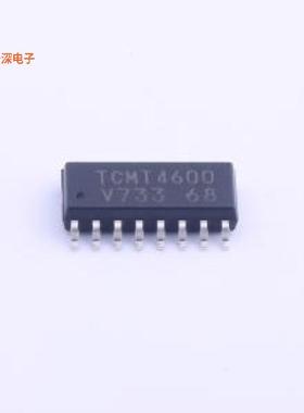 TCMT4600 |原装SOP-16-4.4mmOPTOISO 3.75KV 4CH TRANS 16-SOP