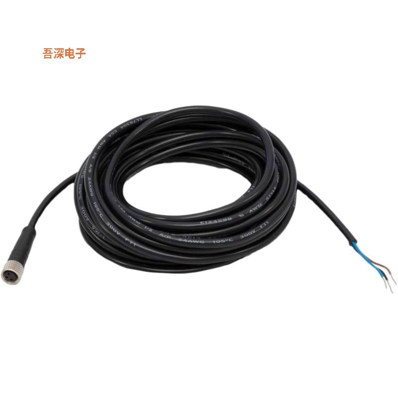 PKG3M-9 |插头CIRC CBL 3POS PLUG TO WIRE 0.03'