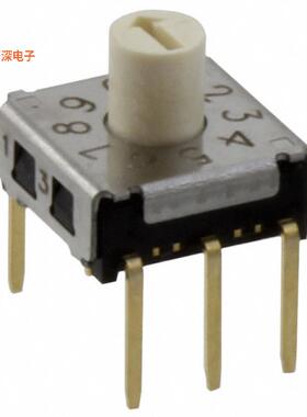 A6K-102RS |BCDSWITCH ROTARY DIP BCD 0.025A 24V