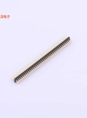 X1321WV-2x39J-C30D23|排针上针C3.0 下针2.3mm,6T料,Au足1