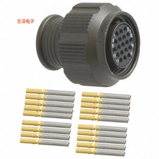 MKJ1A6W9-19SA |原装全新CONN PLUG FMALE 19POS GOLD CRIMP