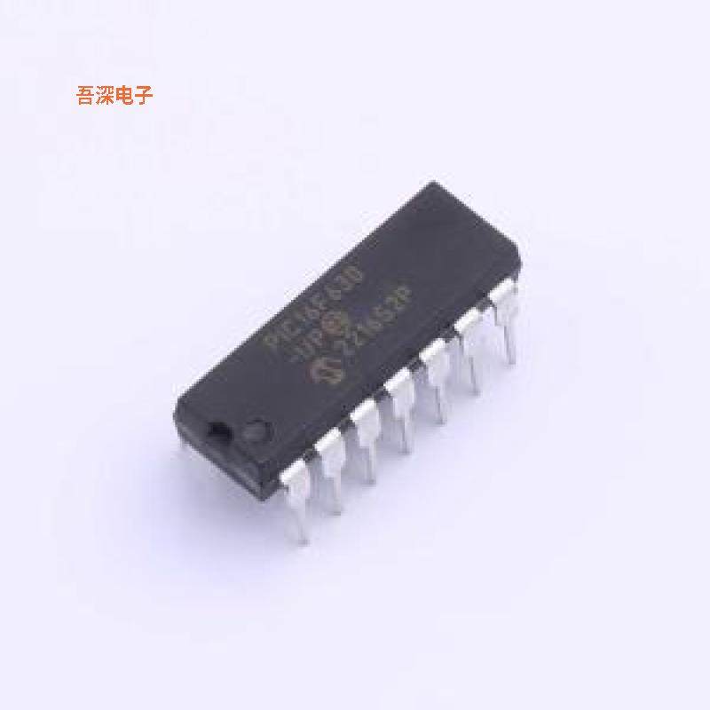 PIC16F630-I/P |原装PDIP-14IC MCU 8BIT 1.75KB FLASH 14DIP