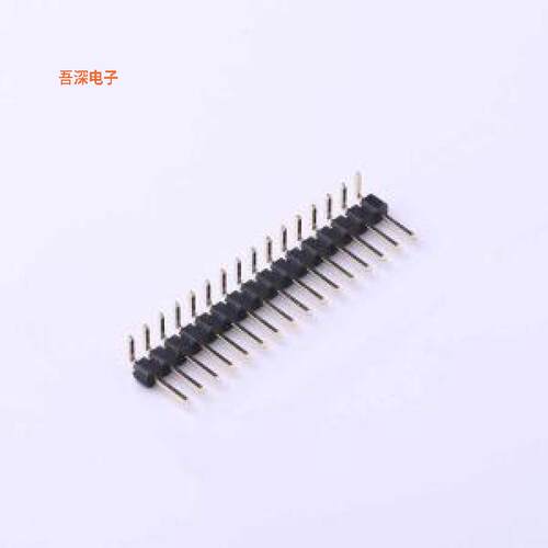 X6511WR-16H-C60D30R2 |高镀金 抗氧化排针弯插,P=2.54mm