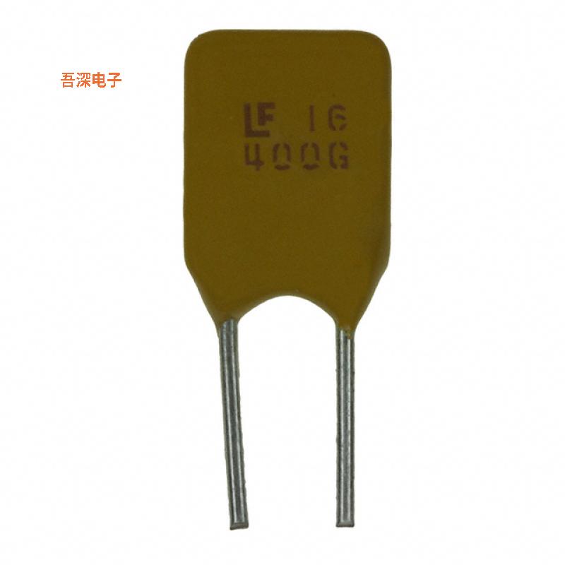 16R400GPR |聚合物PTC RESET FUSE 16V 4A RADIAL