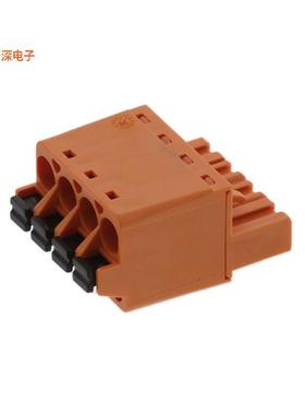 1013710000 |插头，母插口TERM BLOCK PLUG 4POS 5.08MM