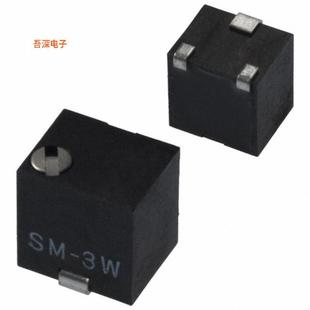 3TW501 500OHM 0.125W OhmsTRIMMER LEAD TOP 500