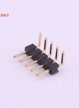 X4611WR-05I-C40D28 |高U镀金抗氧化排针弯插,P=2mm