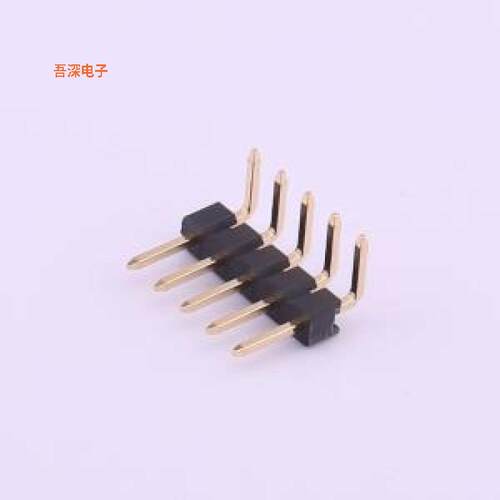 X4611WR-05I-C40D28 |高U镀金抗氧化排针弯插,P=2mm