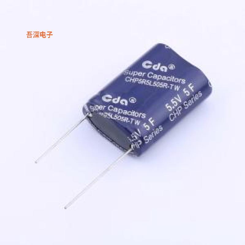 CHP5R5L505R-TW 5.5V5F |原装插件,P=15.5mm
