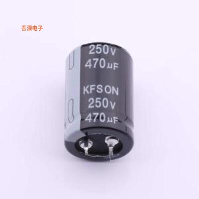 KN471M25025*36A |原装插件,D25xL36mm牛角型电解