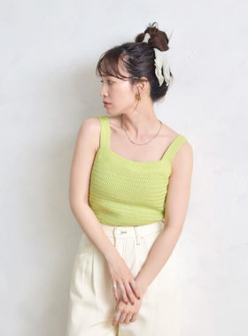 日单日系甜美性感亮绿粉蓝色紧身