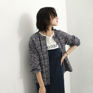 日单日系春季SM灰白色百搭字母纯棉圆领长袖T恤小衫打底衫上衣女