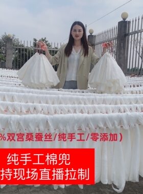 桐乡古法手工双宫蚕丝被