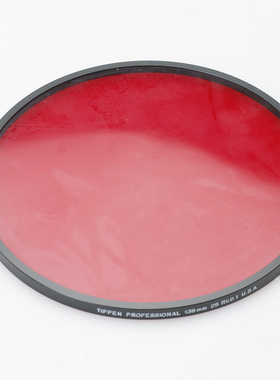 全新老库存美国Tiffen天芬黑白摄影玻璃滤镜 红色 Red #25
