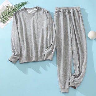 简约休闲可外穿男款 强烈推荐 毛圈纯棉卫衣卫裤 春夏季 可外穿 男士