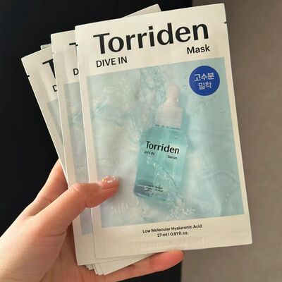 自用~韩国Torriden/桃瑞丹低分子5D玻尿酸精华面膜 舒缓 补水保湿