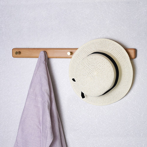 黄铜挂钩实木挂衣帽钩挂钥匙