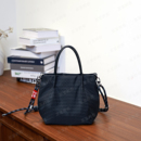 原创格纹防水尼龙单肩包通用休闲简约小众斜挎包 2025新款 小号