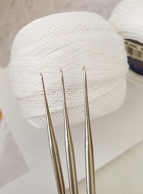 skc牌单头金属铁钩针蕾丝花边专用钩针微钩小花梭编常用推荐