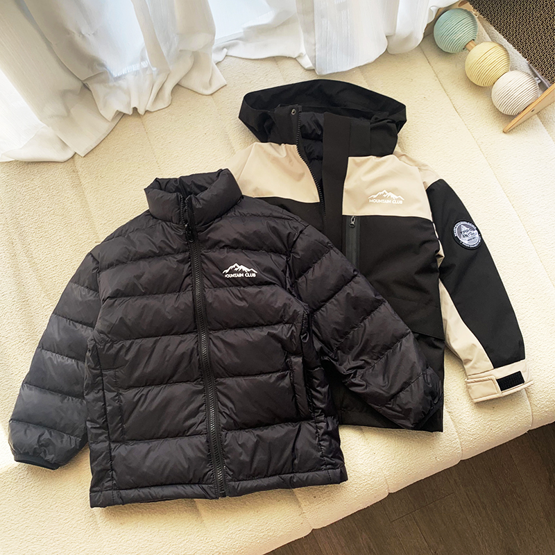 中款厚男童羽绒内胆羽绒服冲锋衣