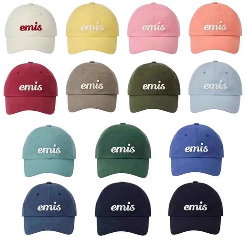 韩国Emis帽子显脸小棒球帽男女字母大小头围鸭舌帽子潮牌休闲