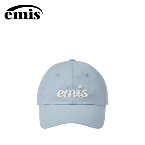 韩国emis帽子女秋天鸭舌帽棒球帽户外防晒帽男大帽檐2024新款浅蓝