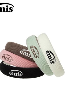 韩国emis发箍灯芯绒发带简约甜美女生可爱头饰发饰2025秋冬新款
