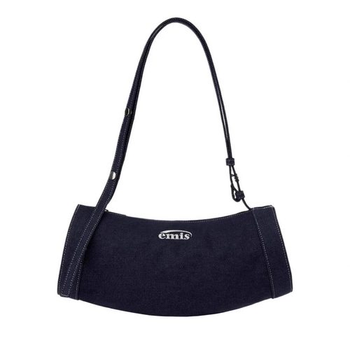 2025emis新款牛仔托特包水饺包单肩手提通勤斜挎简约韩系明星同款